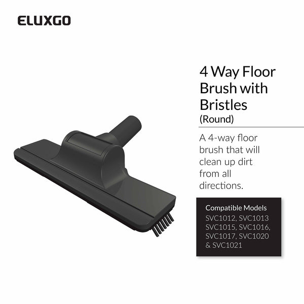 Eluxgo-Vacuum Cleaner-4 Way-Floor Brush-Bristles-that-clean up dirt-from all directions