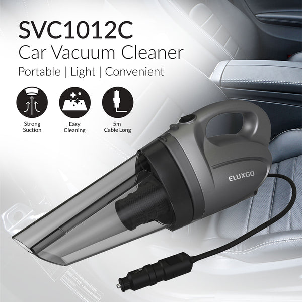 Eluxgo SVC1012C Car Vacuum Cleaner Washable Filter and Dust Container