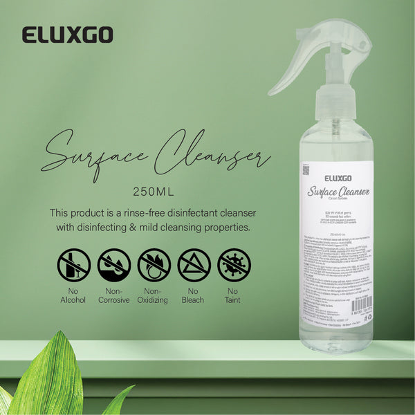 Eluxgo Surface Cleanser 250ml Rinse free disinfectant cleanser